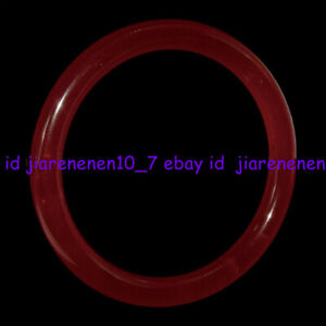 Natural Red Ruby Jade Jadeite Gemstone Bangle Bracelet 56-62mm Jewelry Z410