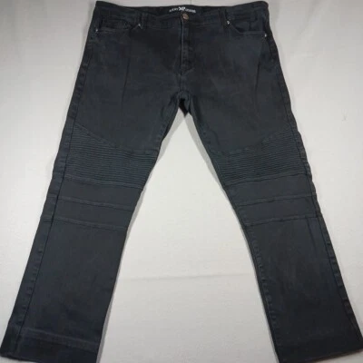 XRay Jeans Mens Designer Black Jeans. With Textured Spike Design Size 42/28 Hemd - Image 1 of 4