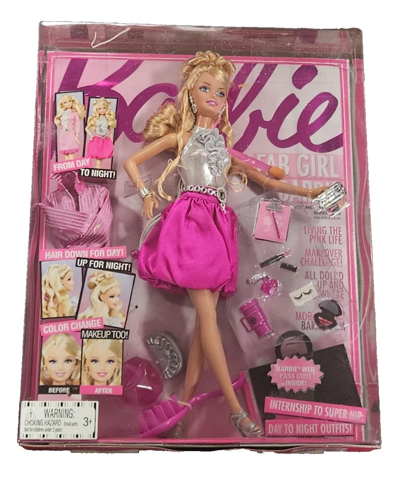 (НОВЫЙ) Кукла Barbie Fab Girl меняющий цвет макияж светлые волосы Mattel - Изображение 1 из 1