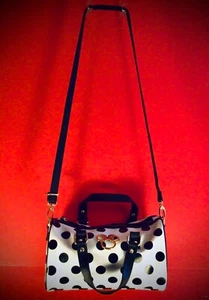 BORSA A TRACOLLA MINNIE MOUSE DISNEY STORE NERA A POIS - Foto 1 di 13