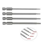 4 Pcs of Magnetic Hex Shank Screwdriver Bits Easy to Snap into the Crash Drive