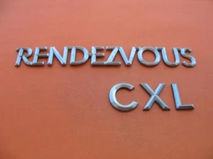 02 03 04 05 06 BUICK CITAVOUS CXL EMBLEMA TRASERO PLATA LOGOTIPO INSIGNIA SÍMBOLO - Imagen 1 de 4