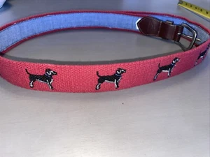 Unisex Gürtel mit schwarz/grauen Hunden - Bild 1 von 8