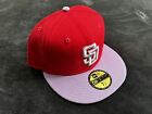 San Diego Padres New Era Two Tone Red And Pink 59Fifty Fitted 7 1/2