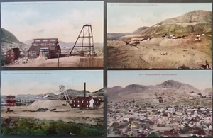 Tonopah Nevada Mining Mizpah Extension and Montana Mine Shafts Set Of Four - Picture 1 of 5