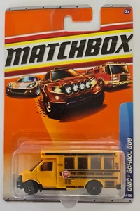 MATCHBOX GMC 2008 School Bus – 2010 CITY ACTION Mattel 62/100 R4977-0910 - Picture 1 of 10