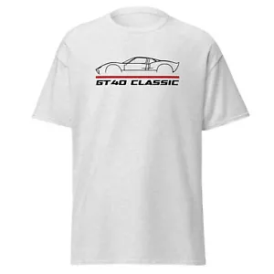 Premium T-Shirt For Ford GT40 Classic Thick Race Fans Birthday Gift Tee - Picture 1 of 6