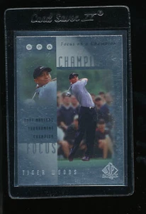 2001 Tiger Woods SP Authentic Focus on a Champion #fc6 - Bild 1 von 2