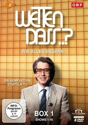 Wetten Dass - Wie alles begann - Box 1 - Staffeln 1-3 / Folgen 1-16 [DVD] - Bild 1 von 4