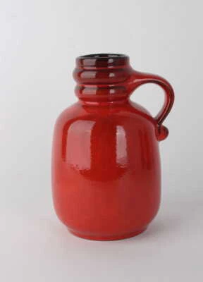 Jasba Keramik Vase 234 13 rote Glasur Höhe 18 cm - Bild 1 von 4