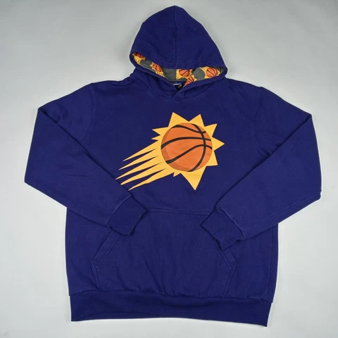 Phoenix Suns Pullover Hoodie Sweatshirt NBA Basketball Purple Size Medium Cover