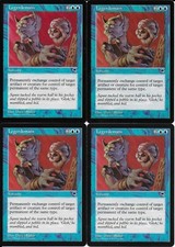 MTG: LEGERDEMAIN Tempest UNCOMMON; played, Excellent condition x4