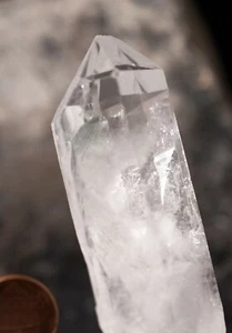 Lemurian Seed Crystal Semi polished point Natural Quartz Brazil - Picture 1 of 10