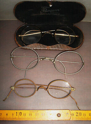 3x Brillen Ca. 1900-1930 • 55.55€