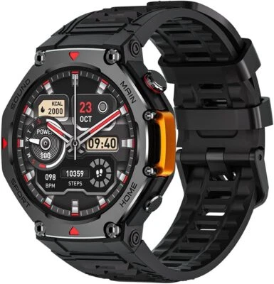 Smart Watch Military Tactical Men Sport Heart Rate Fitness Tracker Waterproof - Image 1 of 4