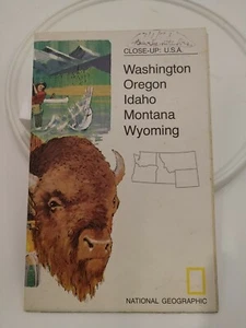 NATIONAL GEOGRAPHIC MAP ONLY PG 287A VOL 143 #3 MARCH 1973 USA, THE NORTHWEST - Bild 1 von 2