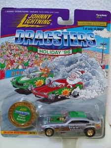 Johnny Lightning Dragster Holiday '96 Roaring Rudolph - Picture 1 of 2