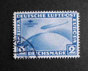 Deutsches Reich Zeppelin Südamerika Fahrt Mi.438 gestempelt - Bild 1 von 2