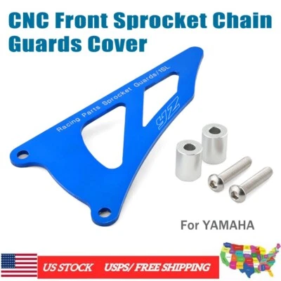 Cubierta de protectores de cadena de piñón delantero CNC para YAMAHA YZ250FX YZ450F YZ450FX Foto 1 de 4