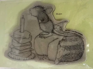 Stampendous House Maus Gouda Wunsch Klebestempel HMCR49 #2 - Bild 1 von 3