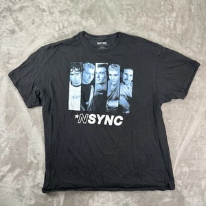 NSYNC blau schwarz Erwachsene Langarm T-Shirt Größe 2xl - Bild 1 von 7