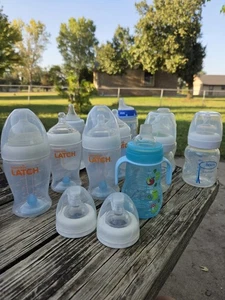 Munchkin Latch & Dr Brown's Anti-Colic Baby Bottles Lot - Picture 1 of 4