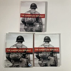 The American Republic 4th Edition 3 Books, Teacher's, Text Student Activities CD - Imagen 1 de 17