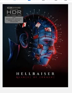 HELLRAISER QUARTET OF TORMENT - 4K UHD - ARROW 4-DISC HARD BOX SET - BRAND NEW! - Foto 1 di 8