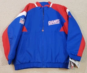 Vintage 90s New York Giants NFL Apex One Pro Line Coat Jacke Herren XL - Bild 1 von 10
