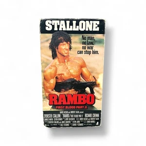 Rambo First Blood Part II VHS • Stallone • 1985 Action Classic • Thorn EMI HBO - Picture 1 of 16