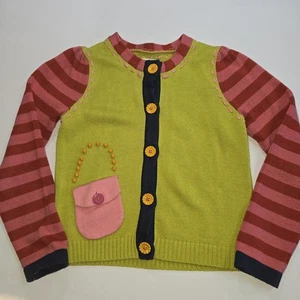 Matilda Jane Heart to Heart Little Shopper Sweater Cardigan Girls Size 8 - Picture 1 of 8