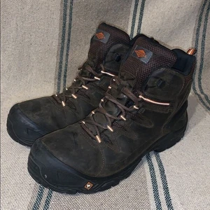 Merrell wasserdichte Wanderschuhe Herren Größe 15 braun robuster Rahmen - Bild 1 von 9