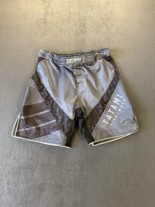 Tatami Fightwear Gray MMA Grappling Shorts Mens 36 BJJ No-Gi Training Stretch - Picture 1 of 10