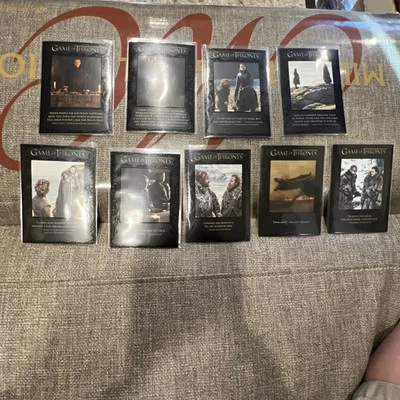 2018 Rittenhouse Game of Thrones Season 7 QUOTABLE 9-card Set (Q61-Q69) HBO - Image 1 of 4