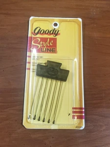 Goody Vtg 1996 Black Stainless Steel Comfort Tip Hair Lift #03085 New - Picture 1 of 5