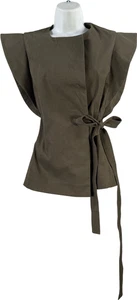 Gabardina Isabel Marant para mujer verde oliva caqui sin mangas - 34/US 2 - Imagen 1 de 4