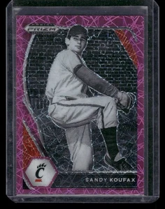 Selecciones del draft Panini Prizm 2021 #PDP201 Sandy Koufax Pink Velocity Prizm Bearcats - Imagen 1 de 2