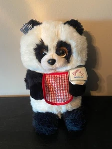 Juguete de peluche vintage Applause Little Beggar Panda nuevo con etiquetas - Imagen 1 de 6