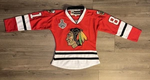 Reebok NHL Marian Hossa Chicago Blackhawks 2015 Stanley Cup Jersey Womens Medium - Picture 1 of 20