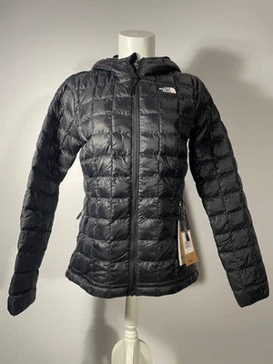 THE NORTH FACE Women's Thermoball Eco Hoodie Insulated Jacket, Black, S - Image 1 of 4