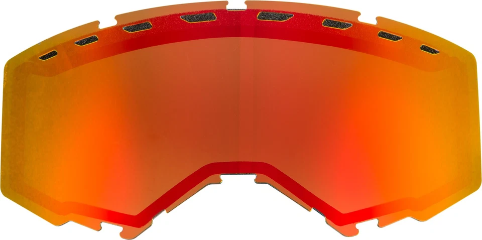 Fly Racing Red Mirror/Brown 2019 Zone/Focus Snow Goggle Replacement Vented Lens Foto 1 de 1