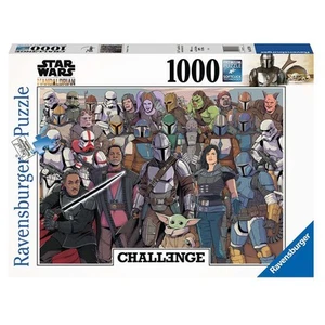 Star Wars The Mandalorian 1000 Piece Challenge Ravensburger Puzzle - Picture 1 of 8