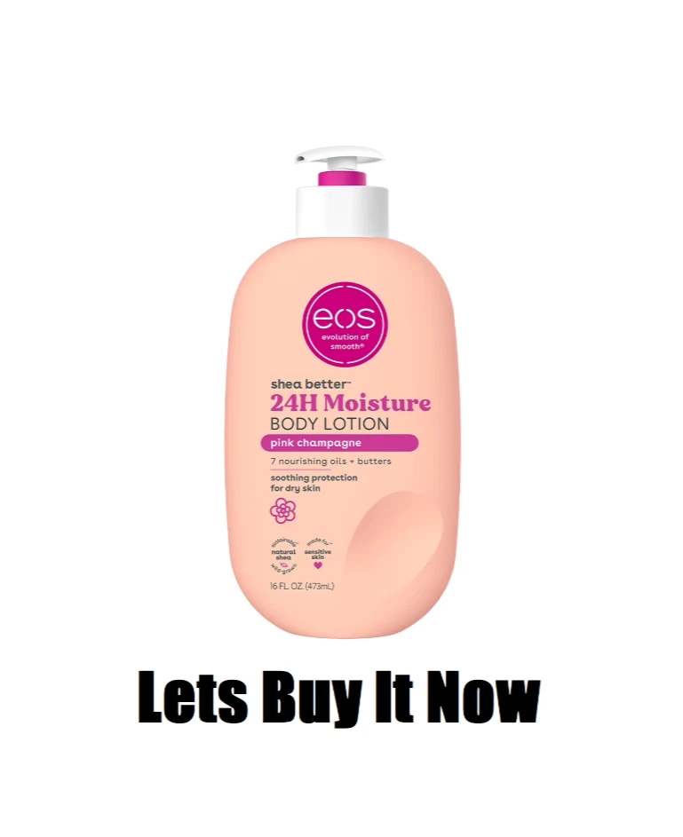 Лосьон для тела EOS Shea Better для сухой кожи, аромат розового шампанского, 16 жидких унций - Изображение 1 из 1