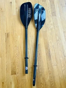 Werner Shuna Carbon Straight Shaft Kayak Paddle 210cm - Picture 1 of 3