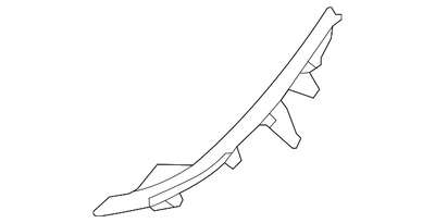 Genuine Nissan 2014-2019 Nissan Versa Note - Fender Seal 66895-3WC0A - Image 1 of 2