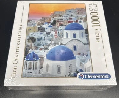 Clementoni Санторини 1000 шт. пазл высокого качества коллекции новый - Изображение 1 из 3