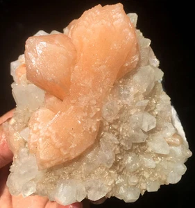 375g natürlicher Apophyllit Verwachsung mit Zeolith Kristall Proben IP0809 - Bild 1 von 12