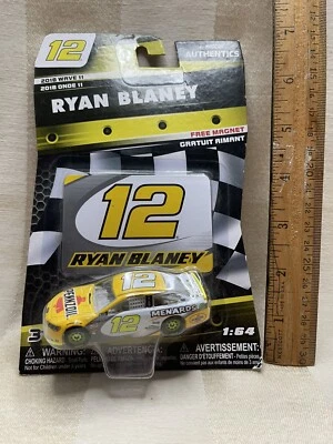 RARE RYAN BLANEY 1/64 2018 NASCAR AUTHENTICS #12, PENNZOIL  WAVE 11 - Image 1 of 2