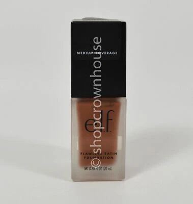 elf Flawless Oil-Free Satin Foundation #81387 CHOCOLATE w/ cool red undertones - Image 1 of 3