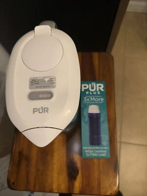 Система фильтров PUR CR-100c кувшин на 7 чашек, белая и синяя, с новым фильтром Pur Plus - Изображение 1 из 4